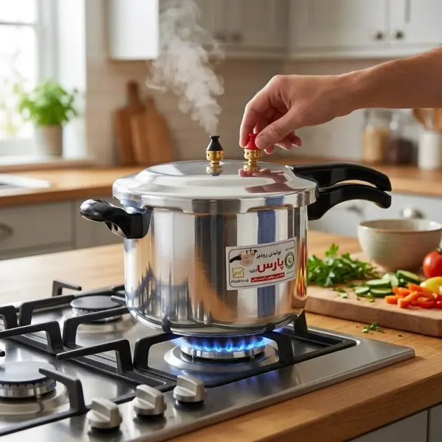 زودپز پارس الماس گنجایش 3 لیتر - 3